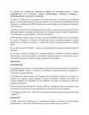 Modelo de Evaluación