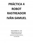 PRÁCTICA 4 ROBOT RASTREADOR