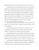 Reflexión de las tres fuerzas teóricas en la Psicología y el momento histórico en el que surgió