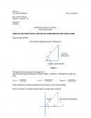 SUMA DE VECTORES POR EL MÉTODO DE COMPONENTES RECTANGULARES
