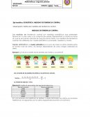 ESTADÍSTICA, MEDIDAS DE TENDENCIA CENTRAL