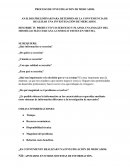 ANÁLISIS PRELIMINAR PARA DETERMINAR LA CONVENIENCIA DE REALIZAR UNA INVESTIGACIÓN DE MERCADOS