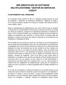 IMPLEMENTACIÓN DE SOFTWARE MULTIPLATAFORMA “GESTOR DE SERVICIOS COESTI