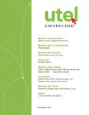 Administración del proceso de desarrollo organizacional