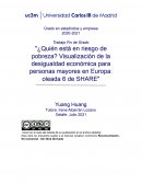 ¿Quién está en riesgo de pobreza? Visualización de la desigualdad económica para personas mayores en Europa: oleada 6 de SHARE