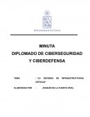 La defensa de infraestructuras críticas