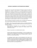 ¿Por qué la mayoría de los estudiantes no aprende?