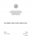 PICO HUBBERT: TEORÍA, VALIDEZ Y DEBATE ACTUAL