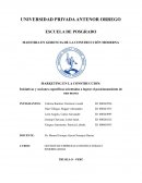 Marketing en la construccion