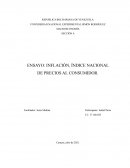 INFLACIÓN, ÍNDICE NACIONAL DE PRECIOS AL CONSUMIDOR