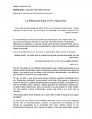 El oír y el escuchar