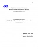 El estudiante y su vinculación con la Universidad Nacional Abierta