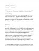 PROCESO DE TRANSFORMACION AGRICOLA EN AMERICA LATINA