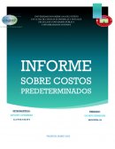 Costos Predeterminados