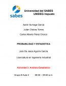 Actividad 3. Análisis Estadístico