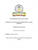 Ensayo sobre la estructura económica de la ciudad de San Gabriel