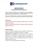 GERENCIA ESTRATÉGICA. DIRECTRICES SUSTENTACIÓN UNIDADES