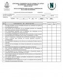 ESCALA ESTIMATIVA Y RECOMENDACIONES PARA LA JORNADA DE OBSERVACION