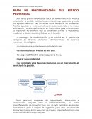 MODERNIZACION DEL ESTADO PROVINCIAL