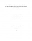 Principales factores que causan el desorden alimenticio