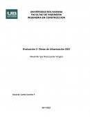 Evaluacion 2 obras de contruccion u bolivariana