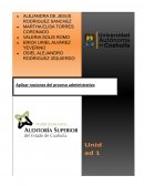 Aplicar nociones del proceso administrativo