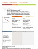 EJERCICIO CONTEXTO DE LA ORGANIZACION