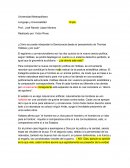 ¿Cómo se puede interpretar la Democracia desde el pensamiento de Thomas Hobbes y por qué?