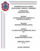 La educación en tiempos del siglo XIX