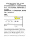 Análisis de la carta de Diego Portales