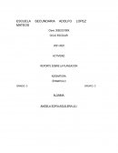 REPORTE SOBRE LA PLANEACION