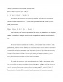 Método de momentos en el modelo de regresión lineal