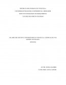 SALARIO DEL DOCENTE UNIVERSITARIO EN VENEZUELA: CRÓNICAS DE UNA MUERTE ANUNCIADA