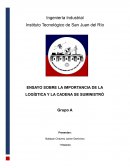 ENSAYO SOBRE LA IMPORTANCIA DE LA LOGÍSTICA Y LA CADENA SE SUMINISTRÓ