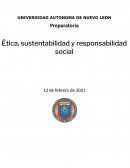 Ética, sustentabilidad y responsabilidad social