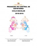 PROGRAMA DE CONTROL DE ESFINTERES