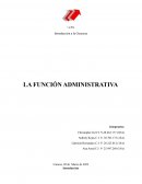 La función administrativa