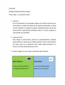 “La ventana de Johari”. Página 1