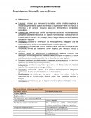 Antisépticos y desinfectantes Doxandabarat, Ximena D.; Juárez, Silvana