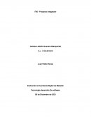 Proyecto integrador. Tecnología desarrollo De software