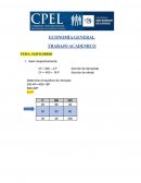 ECONOMÍA GENERAL. EQUILIBRIO