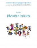 Actividad educación inclusiva