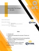 Análisis del mercado de la cerveza “Corona en México”