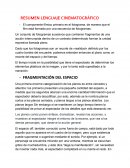 LENGUAJE CINEMATOGRAFICO