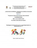 Estrategias de lectoescritura para un aprendizaje literario en adolescentes de 2 grado