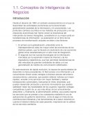 Conceptos de Inteligencia de Negocios