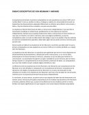 ENSAYO DESCRIPTIVO DE VON NEUMANN Y HARVARD