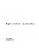 Superconductores a alta temperatura Física y Química