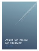 Vender es la habilidad mas importante