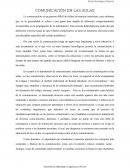 COMUNICACIÓN EN LAS AULAS